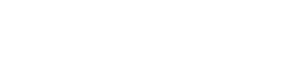 Logo in Bianco senza sfondo di Andrea Balistreri